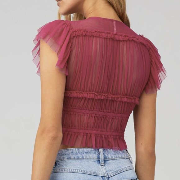 Willow+Root Ruffle Top - Picture 2 of 13